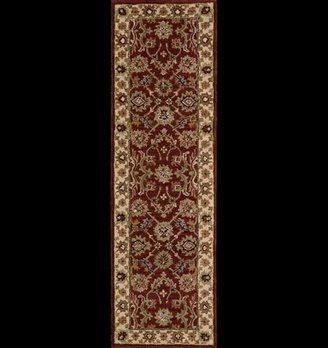 Nourison 85488 India House Area Rug Collection Brick 2 ft 3 in. x 7 ft 6 in. Runner
