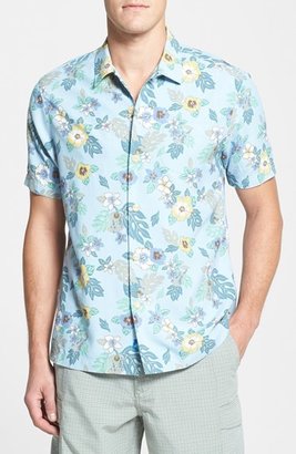 Tommy Bahama 'Isla De Flora' Regular Fit Silk & Cotton Campshirt