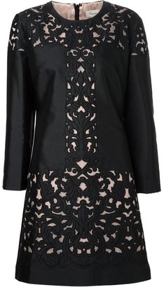 Temperley London lace fitted dress