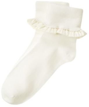 Janie and Jack Special Occasion Silk Ruffle Sock