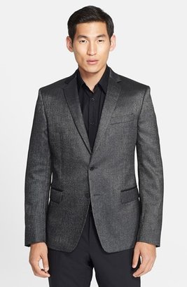 Versace Sheen Wool Blend Sport Coat