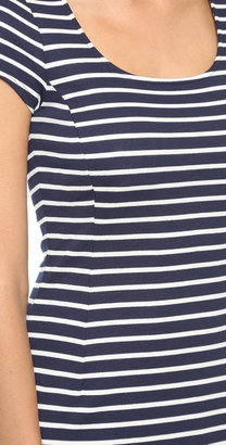 Three Dots Nautical Stripe Dress