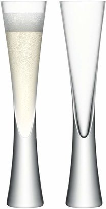 LSA International Moya champagne flutes x2