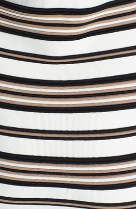 Nordstrom FELICITY & COCO Stripe Rib Knit Body-Con Dress Exclusive)