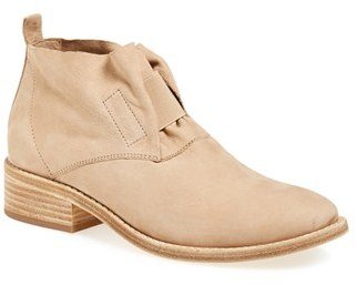 Eileen Fisher 'Soul' Gathered Leather Bootie (Women)