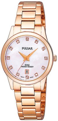 Pulsar Rose Gold Tone Ladies Watch