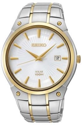 Seiko Men's Two-Tone Solat Bracelet watch
