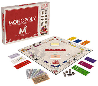 Hasbro Monopoly 80th Anniversary Special Edition Board