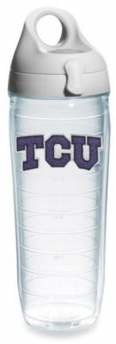 Tervis Texas Christian University Horned Frogs 24-Ounce Emblem Water Bottle with Lid
