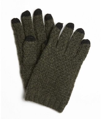 Wyatt forest cashmere iTouch finger gloves