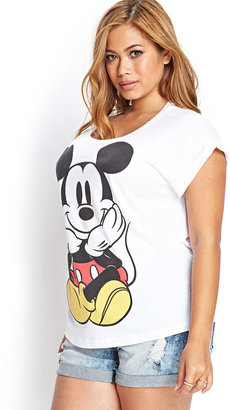 Forever 21 Forever21 Plus Mickey Mouse Graphic Tee