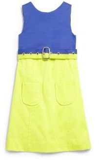 Milly Minis Girl's Colorblock Dress