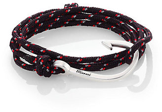 Miansai Hook Rope Wrap Bracelet/Silvertone