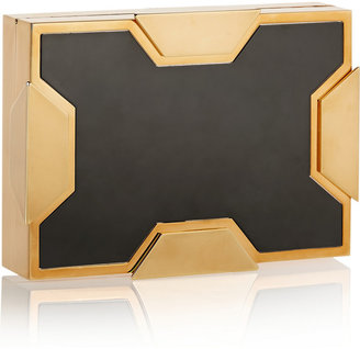 Lee Savage Space small two-tone box clutch