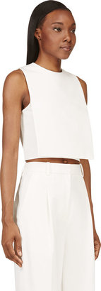 J.W.Anderson Ivory Paneled Butterfly Top