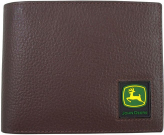 John Deere Leather Passcase Wallet
