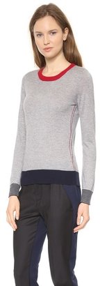 Band Of Outsiders Silk Cashmere Crew Neck Sweater