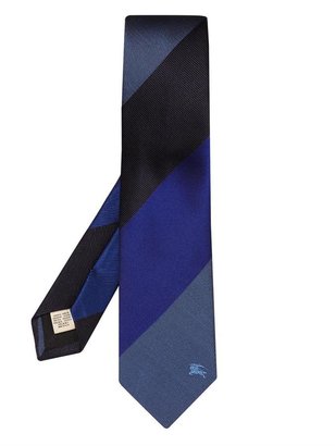 Burberry Wide-stripe silk tie