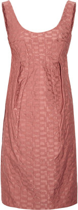 Marni Crinkled-jacquard dress