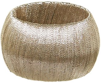 House of Fraser Casa Couture Metallic thread napkin ring