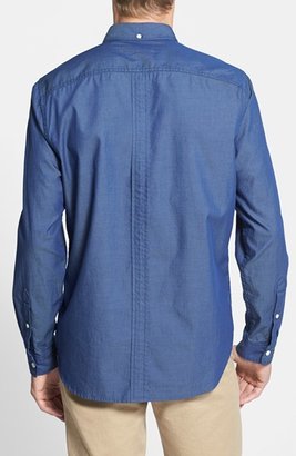 7 For All Mankind Trim Fit Micro Grid Sport Shirt