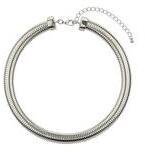 Dorothy Perkins Womens Spring Chain Short Necklace- Silver