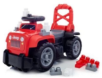 Mega Bloks red 3-in-1 ride-on jeep