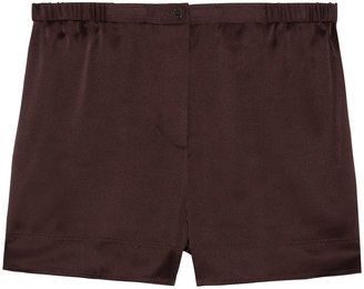 Burberry Stretch-silk satin shorts