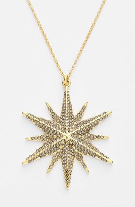 Louise et Cie 'Micro Pavé' Star Pendant Necklace