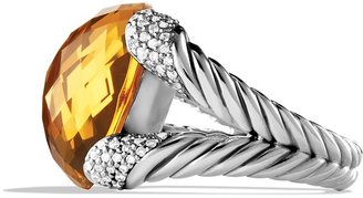 David Yurman Color Cocktail Ring with Citrine & Diamonds