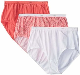 Hanes Women's 3 Pack Cotton Brief Panty