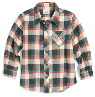 Peek 'Appalachian' Plaid Flannel Shirt (Toddler Boys, Little Boys & Big Boys)