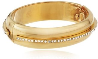 Kara Ross KARA by 14k Gold-Plated Crystal Cuff Bracelet
