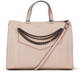 Milly Collins Collection Chain Tote Bag Blush