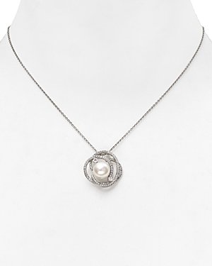 Nadri Nested Faux-Pearl Pendant Necklace, 16