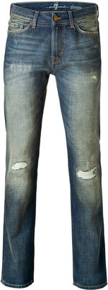7 For All Mankind Slimmy Jeans in Sky Clouds