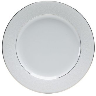 Nikko Ceramics White Lace Platinum 8-Inch Salad/Dessert Plate