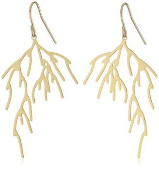 Nervous System "Branch" Gold-Plated Earrings