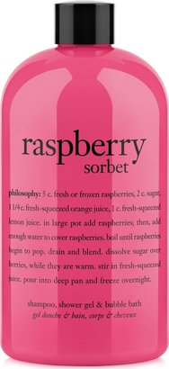 philosophy Raspberry Sorbet Ultra Rich 3-In-1 Shampoo, Shower Gel And Bubble Bath, 16 Oz