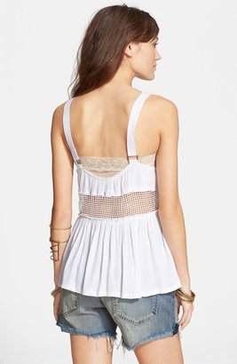 Free People 'Snap Out of It' Sheer Panel Tank