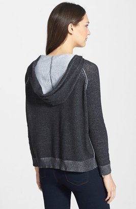 Eileen Fisher Hooded Organic Cotton Pullover