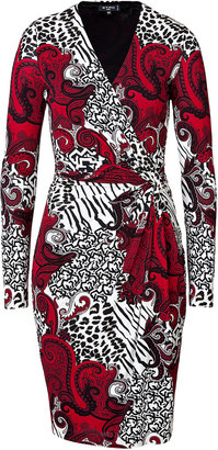 Etro Printed Jersey Wrap Dress