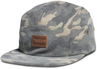 Camo Unisex Washed Five Panel Hat