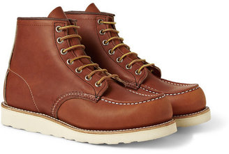 Red Wing Shoes Rubber-Soled Leather Boots