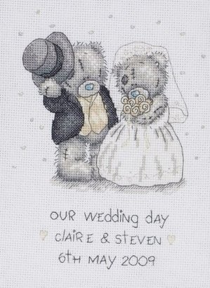 Me To You Anchor Our Wedding Day Counted Cross Stitch Kit