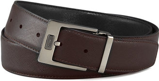 Ferragamo Pebbled Reversible Leather Belt