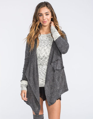 Hip Womens Hooded Wrap Sweater