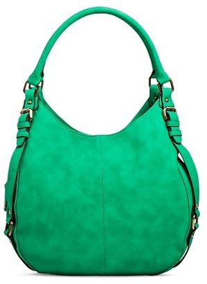 Merona Women's Timeless Collection Large Hobo Faux Leather Handbag