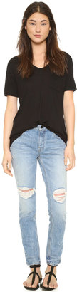 Alexander Wang T by Classic T Shirt with Pocket