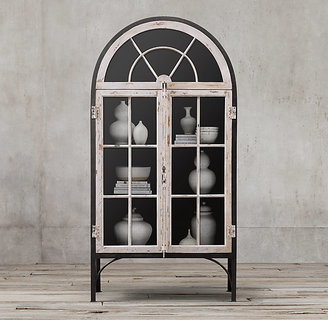 Restoration Hardware French Conservatory Double-Door Cabinet
